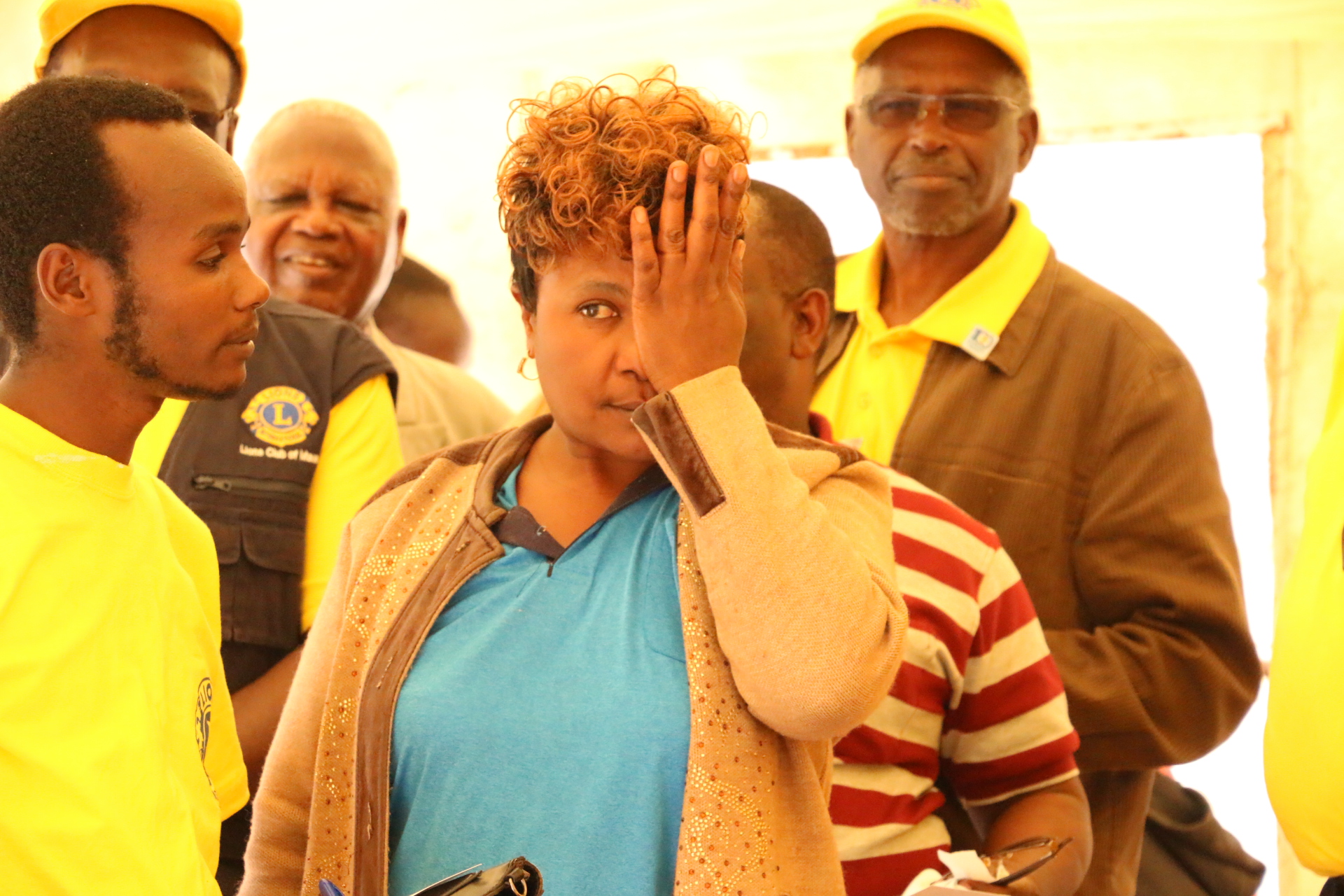 COUNTY, LIONS CLUB PARTNER IN A FREE EYE SCREENING EXERCISE.